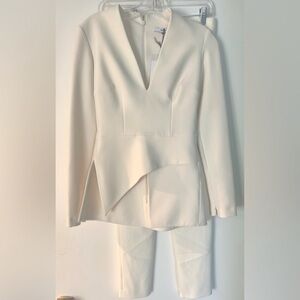 Safiyaa Asymmetrical suit, sz 0